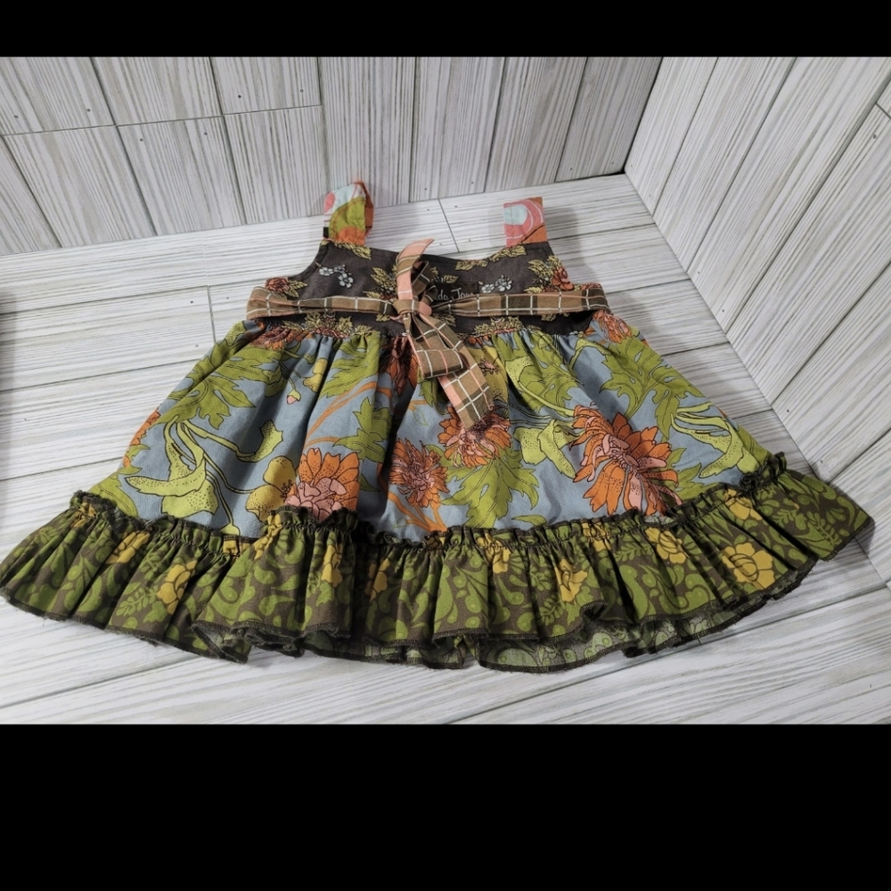 Matilda Jane Katherine Knot Apron Dress VHTF Field Trip (Size 18M) - Picture 3 of 6